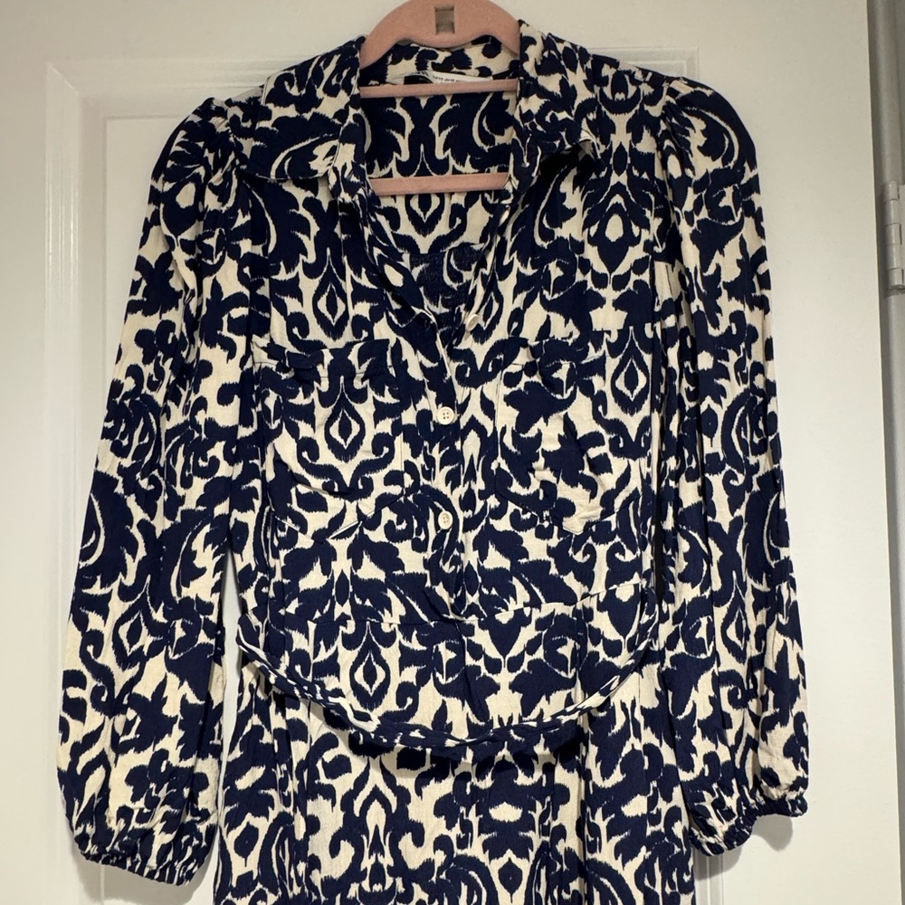 Zara Ankle Length Printer Dress XS - Picture 3 of 3